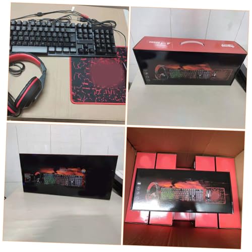 Souris de jeu clavier rétroéclairé en ABS résistant avec casque audio PC - 7