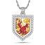 1927 Silver pendant with rope chain