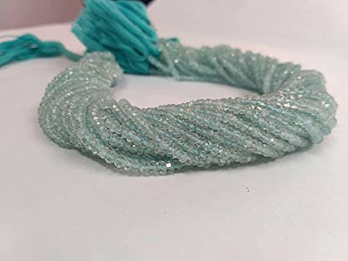 Perles rondelles aigue-marine bleue pour créer des bracelets d'été élégants et bohèmes
