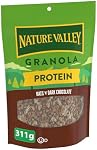 NATURE VALLEY Dark Chocolate Oats Protein Granola Cereal, Granola Bars, Made with Chocolate Chunks, 311 Grams Package of Protein Granola
