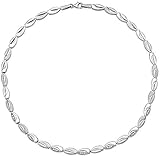 MATERIAL & OBERFLÄCHE: Hochwertige Verarbeitung aus 925 Sterling Silber mit einer mattierten und glänzenden Oberfläche und gefassten Zirkonia. Ein spezieller Anlaufschutz bewahrt das Collier vor dem Anlaufen.