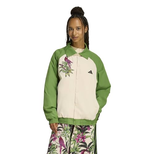 adidas Women's Farm Rio Premium Jacket, Crew Green, Small