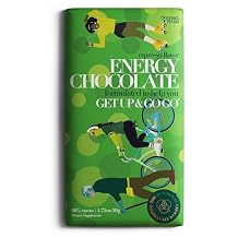 Caffeinated Energy Chocolate by The Functional Chocolate Company are Energy Chocolate All Natural Caffeine With B Complex Vitamims & Espresso Flavor - 1.75 oz Bar 3 Servings
