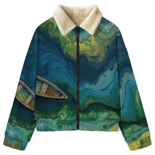 Sweat polaire femme chaude et zippée en sherpa pour un confort thermique optimal en hiver