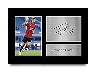 ✯ A PRESENT THEY'LL ACTUALLY LOVE - Score a world-class winner with this signed printed photo of one of the most famous football legends in the world, Edinson Cavani. Premier present for them and top present-giving points to you – back of the net! ✯ ...