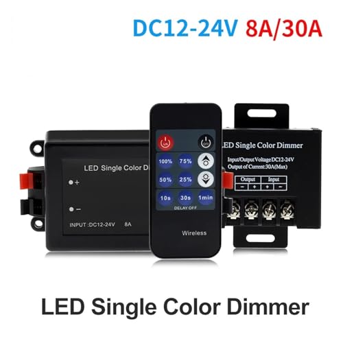 Variateur LED monocouleur 12V 24V avec télécommande 11 touches - 2