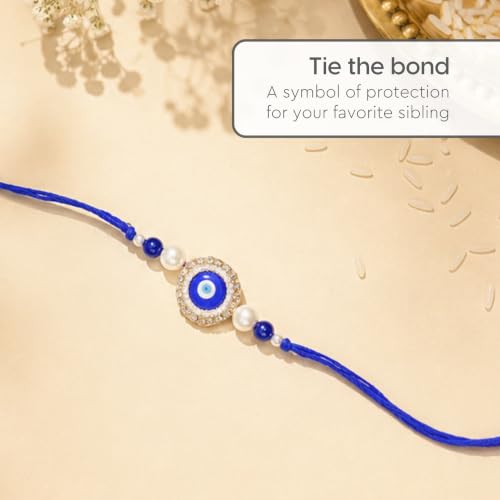 Image of Eha Earth Friendly Rakhi Gift for Brother Made with Rice Husk | Set of 1 | Rakhi Set for Brother | Printed Mug & Rakhi Hamper | Gift for Rakshabandhan