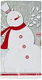 Frosted Holiday Plastic Tablecloth, 84