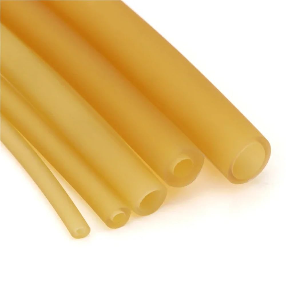 Tubo de Goma Amarillo fácil de Limpiar, Banda elástica de 10 Metros y 5 Metros de Longitud for Laboratorio, 1 Unidad