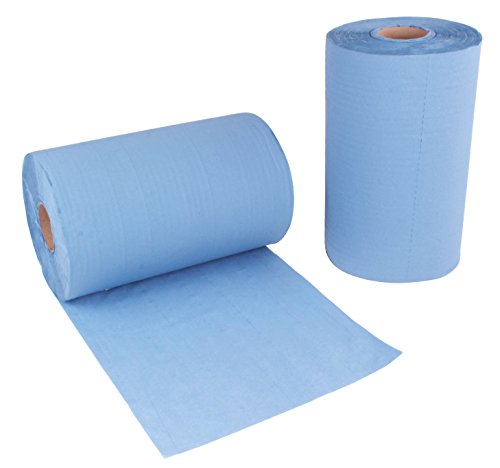 2 Stück Putzrollen blau | je 500 Blatt 3-lagig Cover