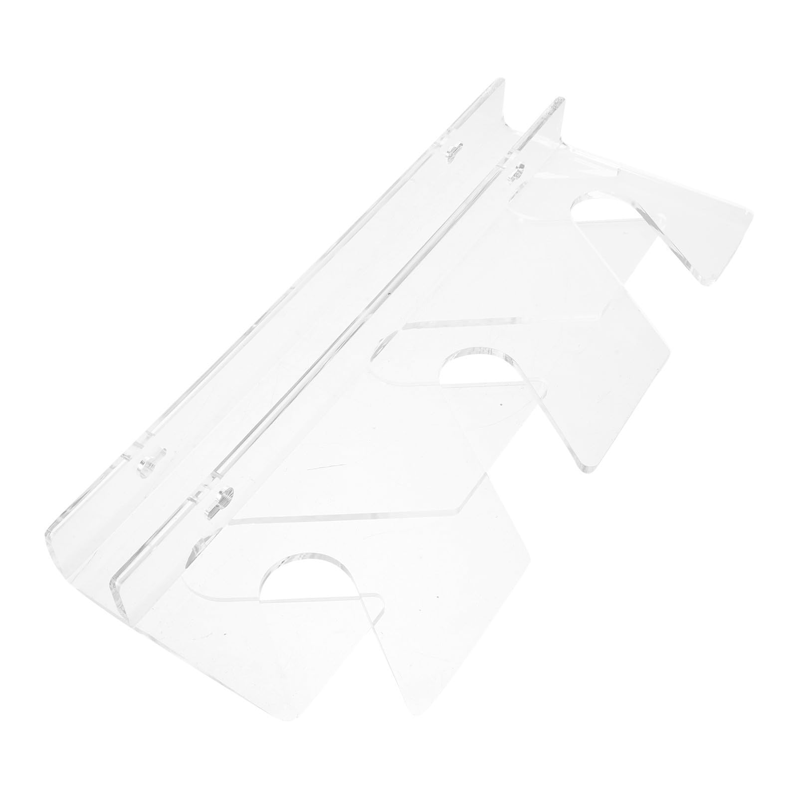 Alasum Colgador de Pared para Patineta de Acrílico Transparente de 3 Capas, Soporte Resistente para Exhibición y Almacenamiento en Interiores, Adecuado para Hogares y Espacios