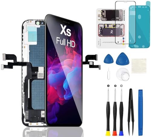 for iPhone Xs Screen Replacement Kit FHD LCD Display 3D Touch Digitizer Screen for Model A1920 A2097 A2098 A2100 5.8 Inch
