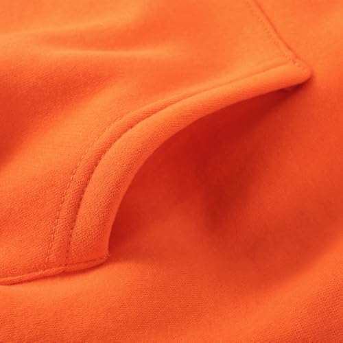 Image of Spring&Gege Youth Solid Fleece Hoodies Pullover Hooded Sweatshirts for Children (3-12 Years)