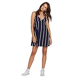 Hüfte: 84 cm. Volcom Damen Women\'s Now Mini Cami Dress Kleid, Midnight Blue, Groß