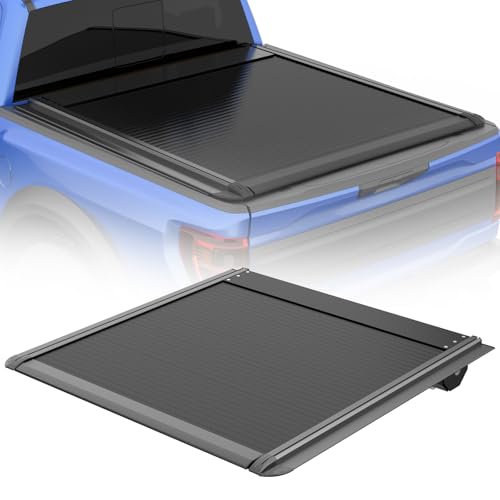 Heavy Duty Retractable Tonneau Cover, 5.5 FT Automatic Retractable Truck