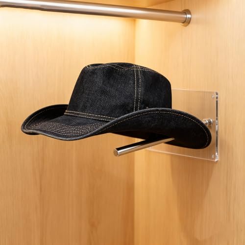 Cintre pour chapeaux transparent et durable à fixer facilement