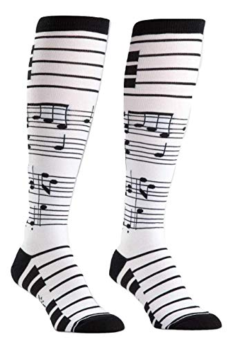 Sock It To Me Women's Musical Foot Notes Knee High Socks