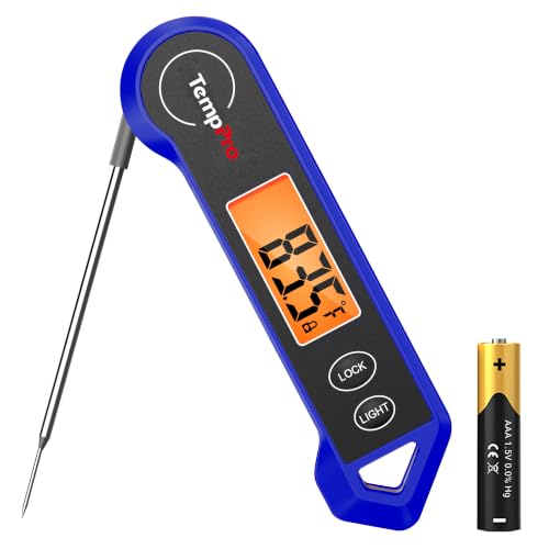 TempPro TP19H 1 Sec Digital Meat Thermometer for Cooking