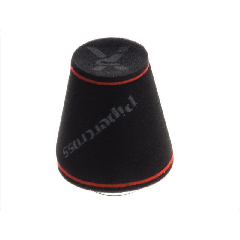 Pipercross Filtro Universal C0176 | Espuma plegada alto flujo, Lavable y reutilizable, Para admisiones 70mm, Fácil instalación, Respuesta acelerador mejorada