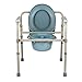 CO-Z Silla Portátil con Inodoro Capacidad de 140 kg Silla de WC...
