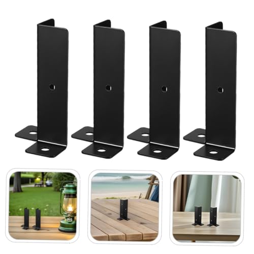 Support poteau terrasse fer de qualité supérieure base de fixation durable - 7