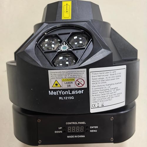 DJ-Partylicht, 200 W RGBW 4-in-1-LED-DJ-Bühnenlichter, DJ-Lichter mit unendlicher Drehung und aktiviertem Ton für Hochzeits-DJ-Partys und Live-House