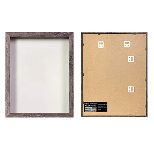 EDGEWOOD Front Opening Shadow Box Display Frame Case for Memorabilia, Pins, Awards, Medals, Tickets and Photos, 3 Inches Depth, 8×10 Inches - Thumbnail 6