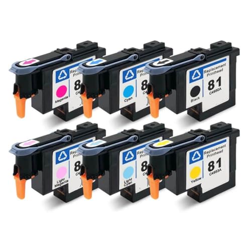 PrinThead C4950A C4951A C4952A C4953A C4954A C4955A DESIGNJET 5000 5000PS 5500 5500PSv^[ƌ݊܂B(One set (6 colours))