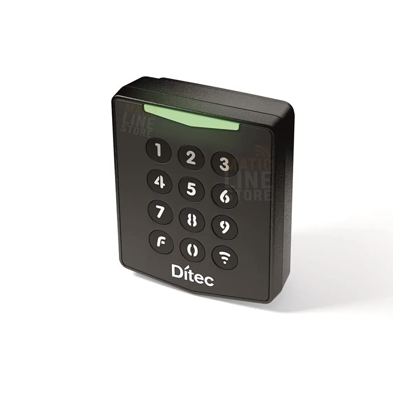 DITEC AXK4 CLAVIER NUMÉRIQUE RADIO AVEC 4 CODES NUMÉRIQUES PERSONNALISABLES VERSION 433,92 MHZ PRODUIT ITALIE NON IMPORTATION