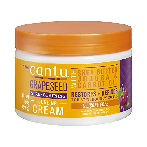 Cantu Grapeseed Strengthening Curl Cream, 12 oz