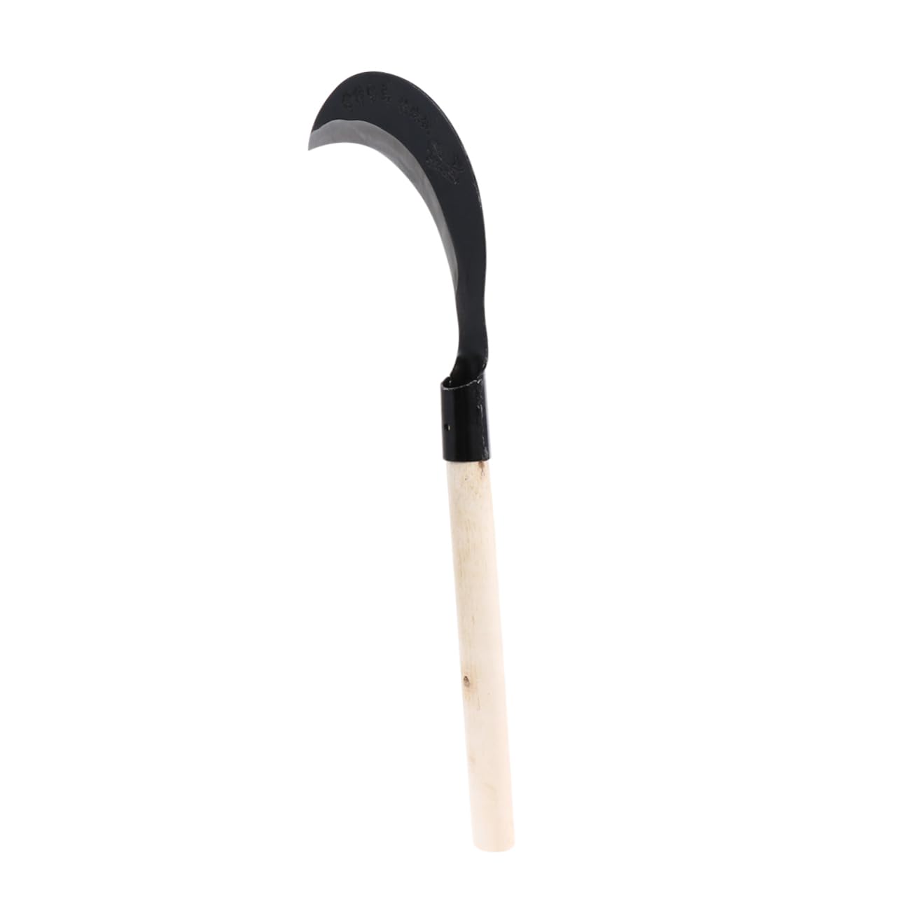 Sosoport Gardening Grass Long Handle Manganese Scythe Durable Weeding Tool with Comfortable Grip for Efficient Plant Cultivation and Lawn Care