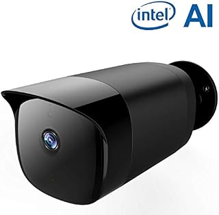 SimCam AI Outdoor Security Camera, On-Device Artificial Intelligence Surveillance Camera with Face Recognition, Person Detection