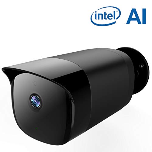 SimCam AI Outdoor Security Camera, On-Device Artificial Intelligence Surveillance Camera with Face Recognition, Person Detection