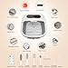 UNIFULL Collapsible Foot Spa Bath with Heat, Touch Screen, Remote Control, Massage Rollers, Timer, Bubble, Foot Pedicure Kit, Temperature Control Pedicure Foot Spa, Foot Bath