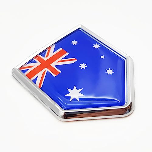 Emblema de Australia de metal cromado para parachoques de coche Overdecor pack de 2
