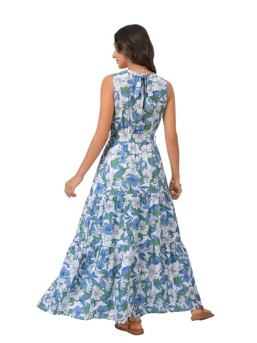 Image of Rooscier Women's Sleeveless Boho Maxi Dress