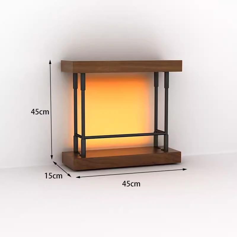 Soporte de vino modular de madera y metal miniatura 7
