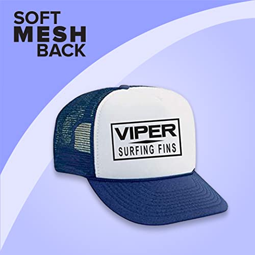 Viper Surfing Fins Trucker Hat Mesh Back Snap Back Polyester/Nylon4