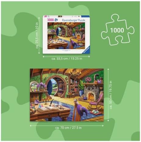 Ravensburger Charmed Cottage 1000 Piece Puzzle for Adults - 2