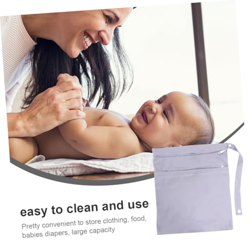 Bolsa organizadora para pañales Sosoport gris miniatura 6