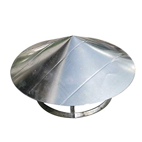 Chapeau de cheminee anti-pluie 250 mm coupe-feu pour securiser la ventilation
