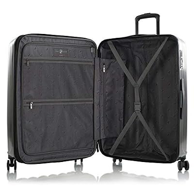 heys america Astro Iridescent Spinner Luggage (Charcoal, 3pc Set)