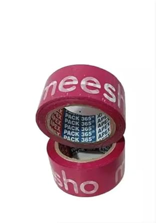 Dharansh - (Pack of 2) Meesho Branded Packaging Tape (2