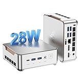 KAMRUI Pinova P2 Mini PC 16GB RAM 512GB SSD, AMD Ryzen 4300U 28W(Beats 10110U/3500U/N95,Up to 3.7GHz) Mini Computers,Triple 4K Display/HDMI+DP+Type-C/WiFi/BT for Home/Business Mini Desktop Computers