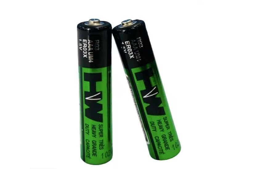 Suitable for HW Green Power R03X UM4 AAA 1.5V Super Heavy Duty Dry Battery Non Reachargeable, (Pack of 2)-image-7