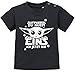 Produktbild MoonWorks® Baby T-Shirt Yoda Parodie erster oder zweiter Geburtstag lustiger Spruch Geburtstagsshirt Kurzarm 1 ich jetzt Bin schwarz 68/74 (4-9 Monate)