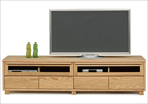 Amazon｜大川家具 岡製作所 テレビボード アンリ 200cm幅 ナチュラル