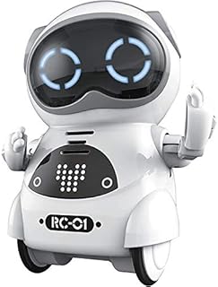 Tsadeer Mini RC Pocket Robot for Kids with Interactive Dialogue Conversation, Voice Recognition, Chat Record, Singing& Dancing