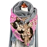 Damen Schal übergroßer, Dreieckschal Strick-Pullover Umhängetuch Und Tunika Mit Ärmel Hochwertiges Cape Für Damen Warme Schals Lätzchen Dreieckstuch Herbstschal