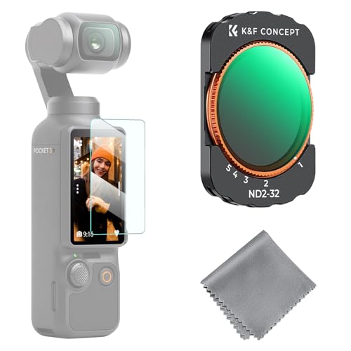 DJI Osmo Pocket 3 純正NDフィルターセット（磁気着脱式） Amazon | K&F CONCEPT OSMO Pocket 3/4用 NDフィルター ND2-32 可変
